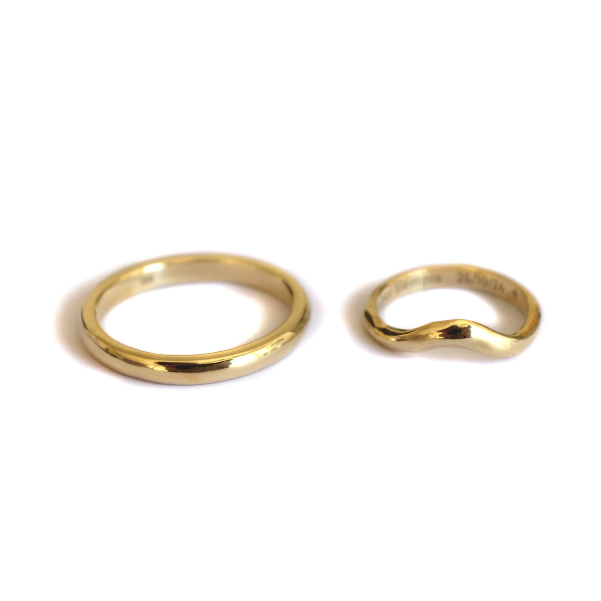 Argollas de matrimonio - Corte inglés + Curva