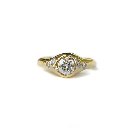 Anillo Irregular - Diamante 1ct