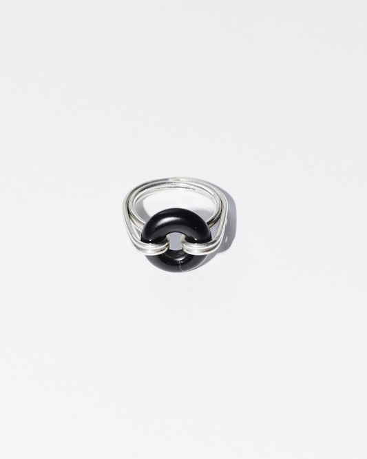 CANDIE BLACK LUSH RING