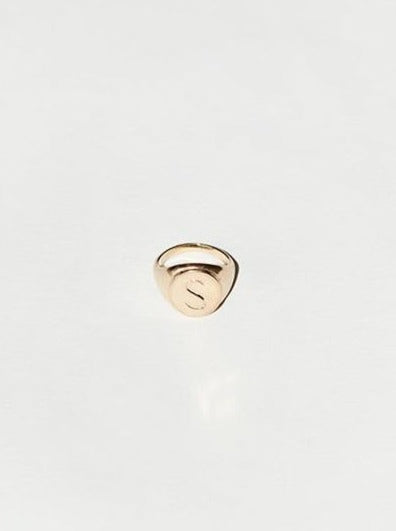 SIGNET RING II—  LETTER